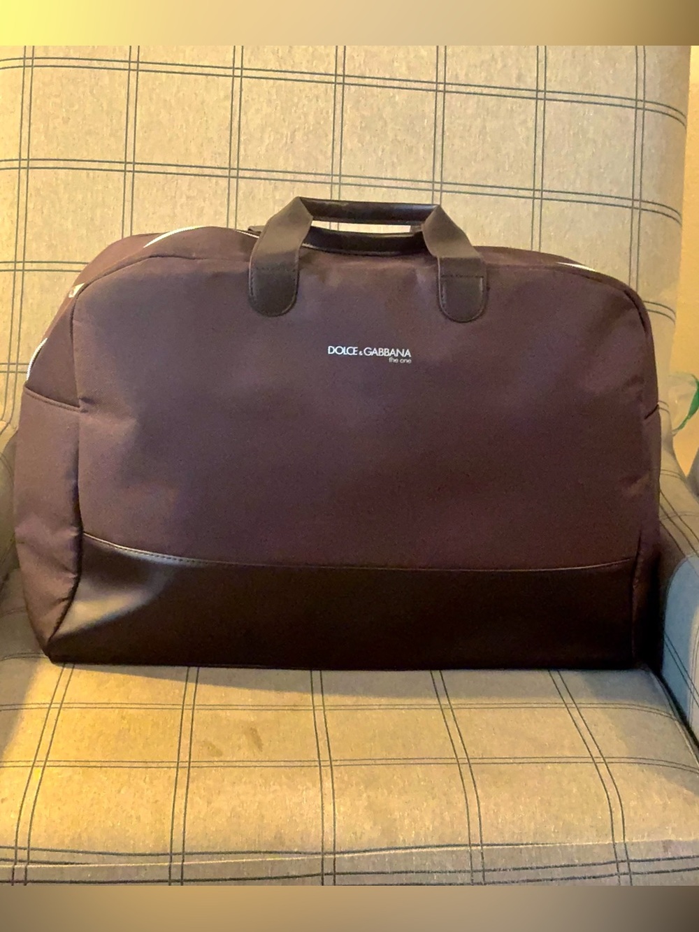 Dolce & Gabbana The One  Classic Deep Brown  Travel Duffel Bag brown Extra Large